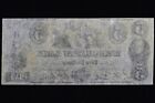 1852  5 Obsolete Bank-note     Merchants Bank At Washington Dc     Au Almost Unc 782