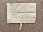 1614 Sampford Magna Essex 17th Century Latin Vellum Deed Document Calligraphy