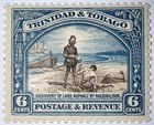 Travelstamps  Trinidad   Tobago Stamps Sc  37 Mint  Og  Hinged  6 Cent  12 Perf