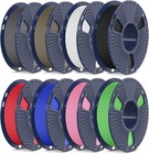 3d Printer Filament Bundle Muticolor  Pla Filament 1 75mm Matte  Neatly Wound   