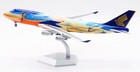 Sq Wings 1 200 Singapore Airlines Boeing B747-400 Diecast Aircraft Model 9v-spk