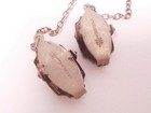 Vintage Easter Bunny Sterling Silver Baby Bib  Sweater  Bib Clips By Webster
