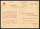 Uk 1944 Singapore Malaya Japanese Pow Camp Red Cross Cover Catholic Switze 89612