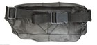 Fanny Pack Jumbo Side Pockets With Water Holder New Black Genuine Leather