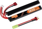 11 1v 1800mah 30c Airsoft Hobby Stick Lipo Battery Rechargeable Mini Tamiya Plug