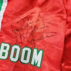 Ray  boom Boom  Mancini Signed Red Boxing Trunks  jsa 
