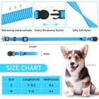 Puppy Collars     Super Soft Nylon Whelping Puppy Id - Adjustable Breakaway Lit   