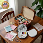 Travel Sewing Kit     Compact Portable Sewing Set  Diyy Sewing Kit With 6 Color Sp