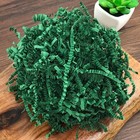 50g Dark Green Crinkle Cut Paper Shred Raffia Tissue Grass Gift Basket Filler