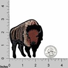 Buffalo Bison Patches  2-pack  Western Embroidered Iron On Patch Appliques