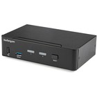 Startech 2 Port Displayport Kvm Switch - Taa Compliant - 4k 60hz - 2 Port Usb
