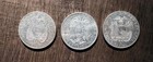 1944 Ecuador Dos Sucres Three  3  Coins Group D