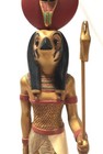 Egyptian God Horus Sun God Ra-harakti Desk Figurine Sculpture Collectible Gold