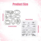 Cutting Dies And Stamp Set  Metal Embossing Die Cuts Creative Silicone Stamp    