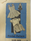 Vintage 50 s Mail Order 9329 Jumper Dress Blouse Sewing Pattern Toddler Sz 2
