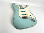 Mjt Official Custom Vintage Aged Nitro Guitar Body Mark Jenny Vts Sonic Blue