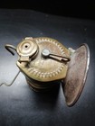 Vintage Antique Justrite Brass Coal Miner s Carbide Lamp Lantern Usa Complete