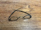 Antique 1800s Brass Slider Wire Rim Eyeglasses Adjustable Temple Arm Spectacles