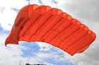 Microraven 150 Sq Ft Skydiving Parachute Reserve - Orange - 7 Cell
