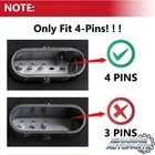 4 Pin Led Tail Lights For Tesla Model 3 2018-2023 Model Y 2020-2024 2pcs