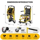 Motorized Stair Climbing Wheelchair Elevator Stairlifts Mobility Chair Battery