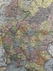 1884-1887 Russia In Europe Original Map  Color Lithograph
