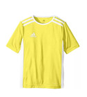 Adidas L79613 Big Boys Yellow Entrada Jersey T Shirt Size Xl