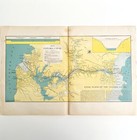 Panama Canal Map Lithograph 1909 Hammond Transportation Final Plans Lgadmap