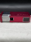 Vtg Red Minolta-16 Subminiature Camera Rokkor Lens Mechanical Shutter Works