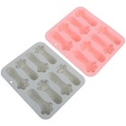 2 Pcs Silicone Candy Mold Baking Chocolate Forms Cheesecake Desserts