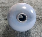 Antique Lightning Rod Ball Blue Milk Glass Weathervane Globe