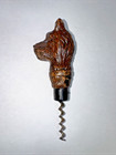 1940s Syroco Wood Resin Scottie Dog Terrier Barware Corkscrew Antique Vintage