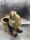 Vintage Dog Planter Decor