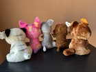 Ty Beanie Boos Lot Of 5 6  Kipper Whiskers Bandit Maggie Cancun Plush