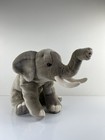 Fao Schwarz Grey African Elephant Plush Realistic Stuffed Animal Large 22    Toy