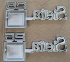 Gmc Sierra 25 Front Fender Side Emblems From Approximately 1973 1979  Set Of 2