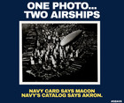 Vintage Uss Akron   Macon Navy Airship Over Manhattan Ny  Official 8x10 Photo