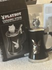 2004 Playboy Bunny Ceramic Stein W  Metal Base   Lid Actual Pics New In Box