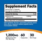 Nutricost Berberine Hcl 600mg  60 Capsules - Gluten Free  Vegetarian   Non-gmo