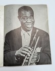 Louis Armstrong Signed Concert Program 7 Autographs Full Band Satchmo Rare