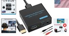 Hdmi To Optical 3 5mm Audio Converter - Ultra Hd 4k   Low Energy Consumption