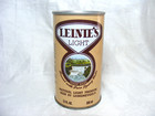 Vintage Steel Beer Can Leinie s Light Beer Jacob Leinenkugel Brewing Co  Wi 12oz