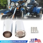 Fork Boot Slider Covers Pair For Harley Electra Street Road Glide King Cvo 14-up
