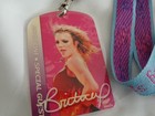 Vintage Britney Spears 2000 Concert Lanyard Flames Outfit   cloth Strap   oops Tour   