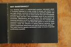 Breitling Pilots Divers Watch Instruction Manual Book Guide Booklet Service Var1