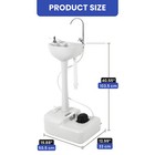 4 5 Gallon Rv Portable Sink 17l Hand Wash Station Basin Camping Travel Outdoor