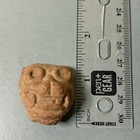 Fine Pre-columbian Dragon Head Pottery Fragment 1  One Inch