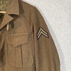  1953 Vintage M-1950 Ike Jacket Military Korean War Size 34r 100  Wool Enlisted
