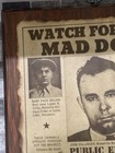 Vtg Bonnie And Clyde Wanted Poster Plaque May 21 1934 Dillinger Baby Face Nelson
