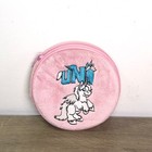 Neopets Plush Cd Video Game Case Holder Zipper Pouch Round Pink 2005 Vintage 5 
